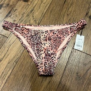 Large Purple/pink cheetah print bottoms extra cheeky coverage